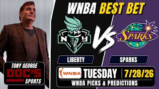 WNBA Pick - New York Liberty vs Los Angeles Sparks Prediction, 7/28/2026 Free Best Bets & Odds