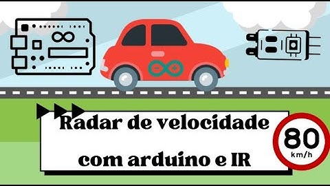 Radar de velocidade com Arduino e sensor IR