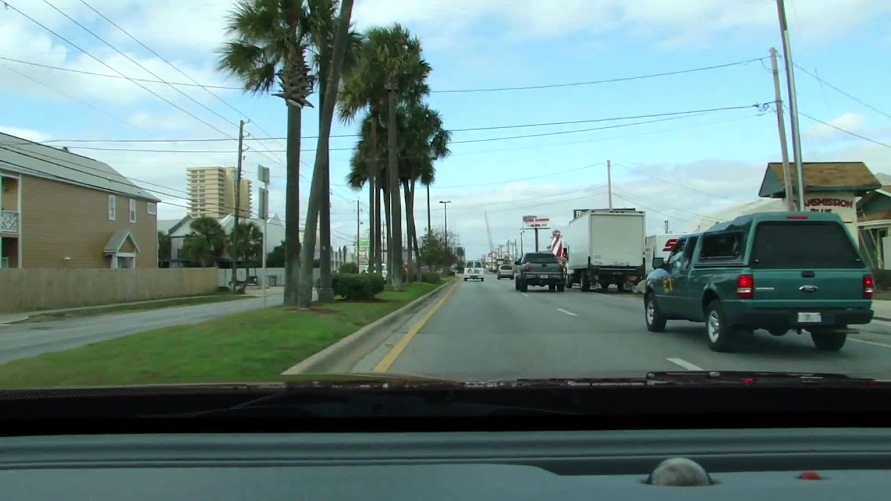 Panama City Beach Florida Thomas Drive YouTube