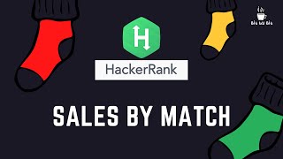 HackerRank Question  - Sales By Match Python screenshot 2