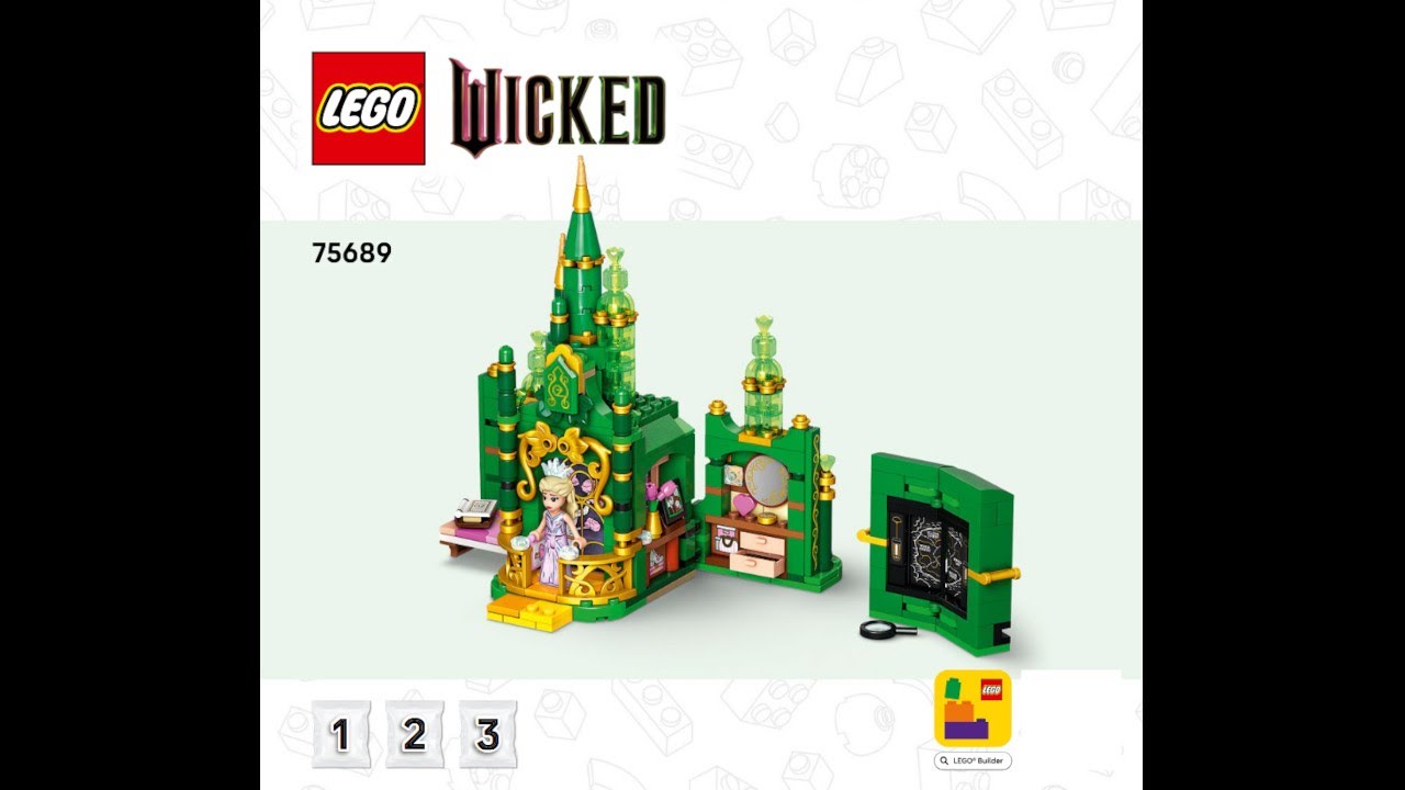 LEGO 75689 Instructions | Wicked | Emerald City & Kiamo Ko Castle
