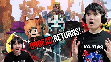 UNDEAD VS ILLAGERS | "Fine Right Here" - A Minecraft Music Video ♪ REACTION