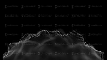 Abstract particle sphere rotating. Technology backround. Blue particle energy sphere 4k Seamless