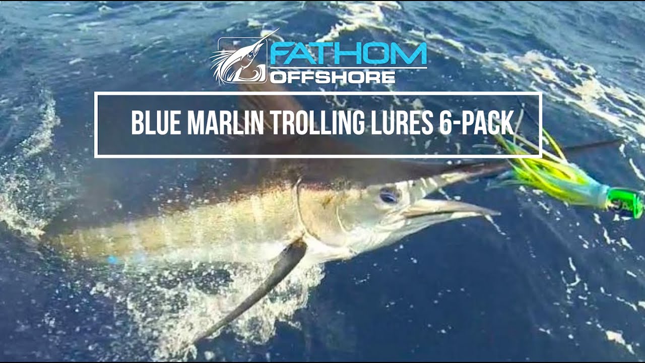 Our Complete Blue Marlin Trolling Lure Spread Explained with Fathom  Offshore 