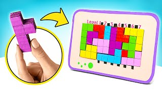 KEREN! Menyulap Kardus Menjadi Game Tetris a DIY MUDAH DAN SERU