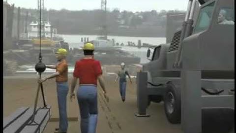 Truck Mounted Crane Crushes Rigger