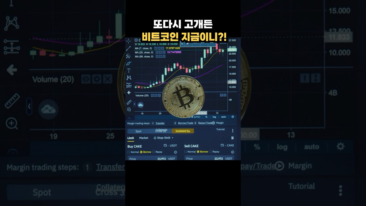 또다시 고개든 비트코인 지금이니?! #shorts - YouTube