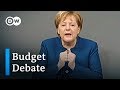 Angela Merkels first parliament speech since announcing her future | DW News