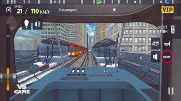 Old Train Winter Drive | Subway Simulator 3D Android Gameplay
