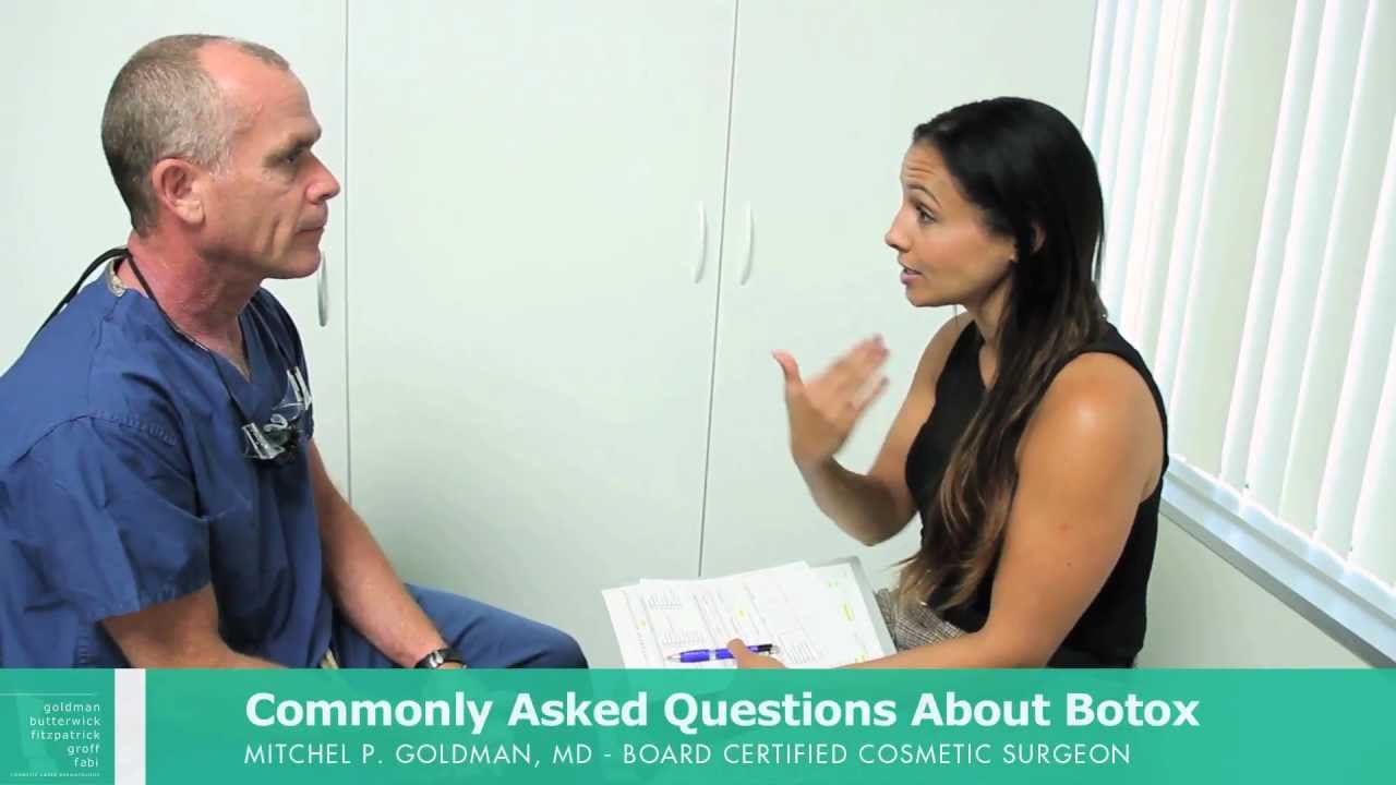 Banner for Botox Frequently Asked Questions | Botox Info with Dr. Goldman
