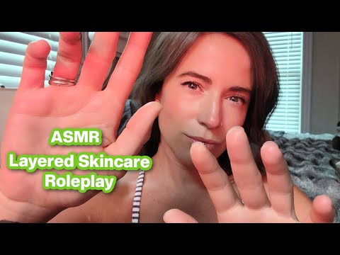 ASMR - Relaxing Face Treatment (Layered, Personal Attention)