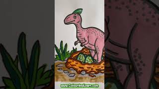 Coloring an Oviraptor Dinosaur | Relaxing Dinosaur Coloring Video | Adult Coloring