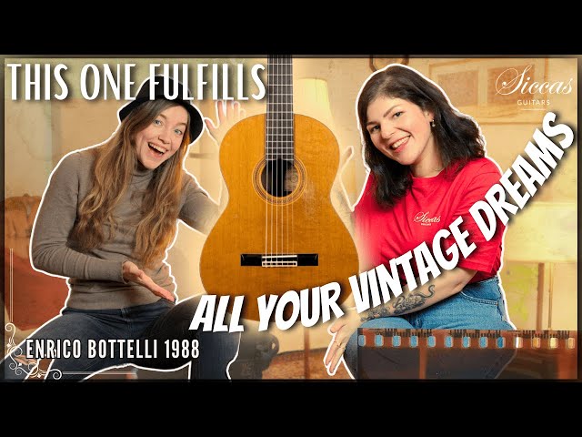 Aged to Perfection ⌛️ Enrico Bottelli 1988 Classical Guitar | Deals of the Month