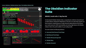 Obsidian Indicator #futures #apexfundedtrader #ninjatrader #autotrader (DISCOUNT CODE AVAILABLE!!)