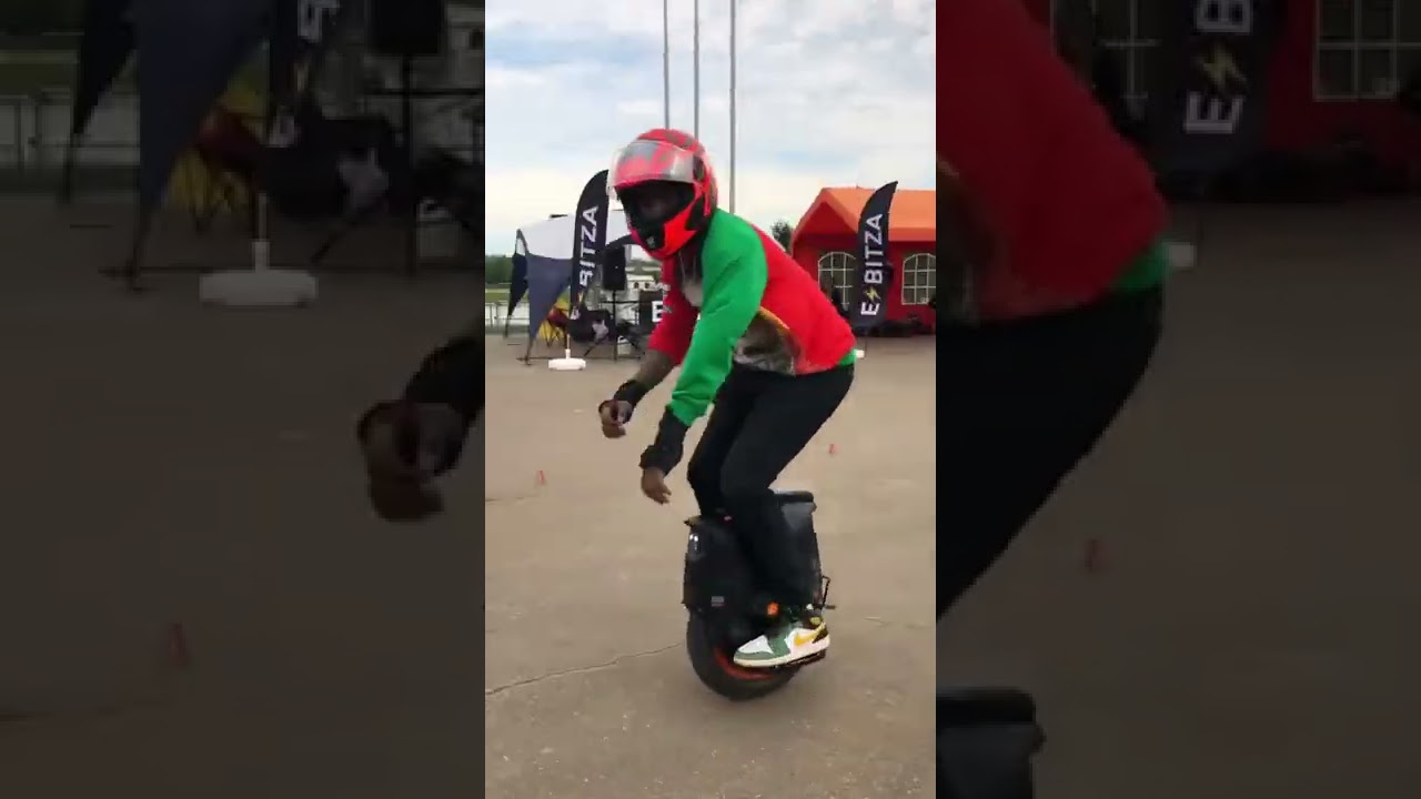My first jump on Inmotion V12 HT
