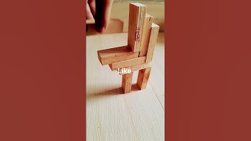 Making things stand On one jenga block