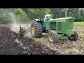 John Deere 5020 plowing fall 2020 short video