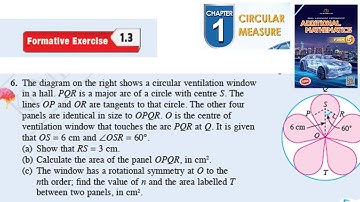 Circular measure formative exercise 1.3 Q6 sukatan membulat latihan formatif 1.3 form 5 kssm