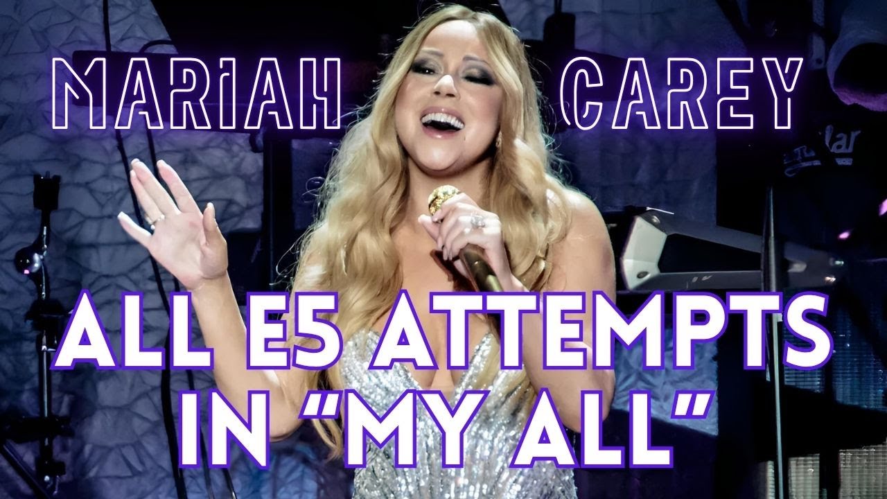 Mariah Carey - Every E5 Attempt in 