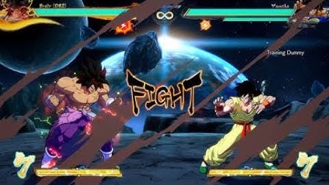 DRAGON BALL FighterZ Broly 100%Damage without assist