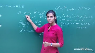 Sequences and Series| Mathematics |JEE Advanced 2019 Sample Paper |Misostudy