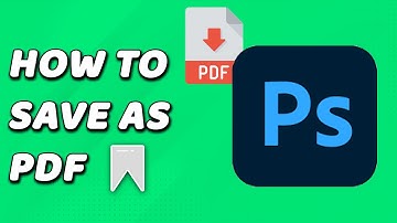 How To Save As PDF In Photoshop (EASY!)