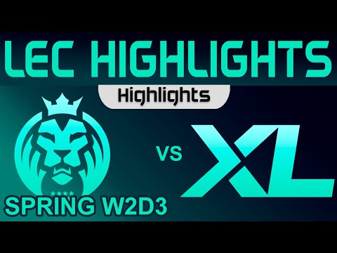 MAD vs XL Highlights LEC Summer Season 2023 W2D3 MAD Lions vs Excel by Onivia