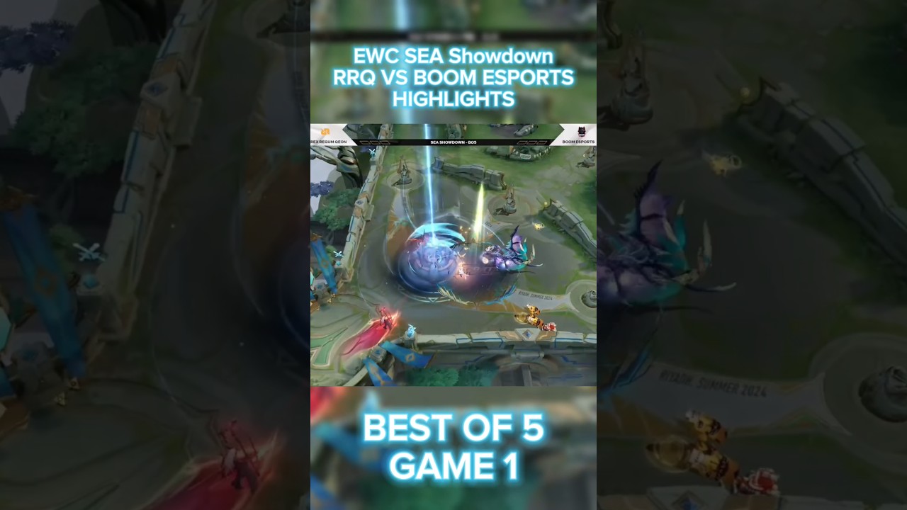EWC SEA Showdown RRQ🇮🇩 vs BOOM Esports🇵🇭  Game 1 Highlights🔥