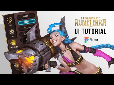 Figma Game UI - Legends of Runeterra Riot Games UI Tutorial