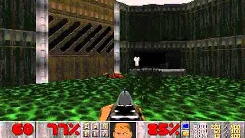 DOSBOX DOOM E1M6 둠 1-6 (Sound Blast)