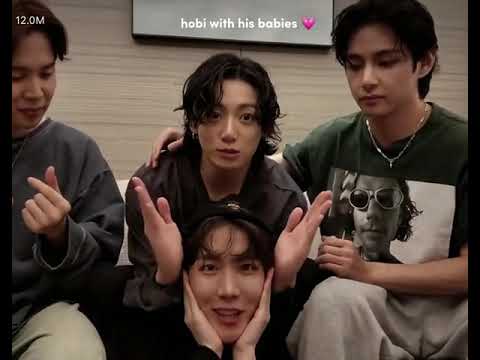 hobi with his babies🥺💜💜💕
