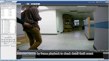 Surveon VMS feature - Advance Time Search Playback