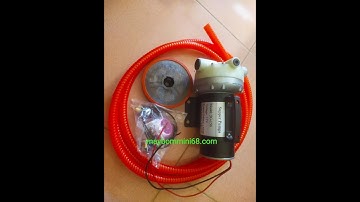 Test công suất thực tế của máy bơm áp lực 12v-150w