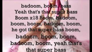 NICKI MINAJ SUPERBASS LYRICS ON SCREEN