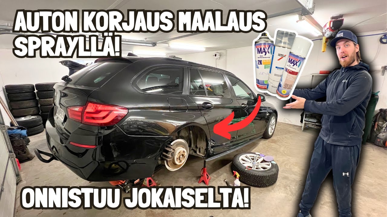 Bemarin paikkamaalaus sprayllä – Ruiskun veroinen lopputulos!