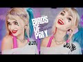 Перевоплощение в Harley Quinn 💘  BIRDS OF PREY (макияж,одежда,волосы)  | Харли Квинн Хищные птицы