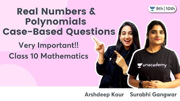 Class 10: Real Numbers & Polynomials | Case-Based Questions | Very Important!!