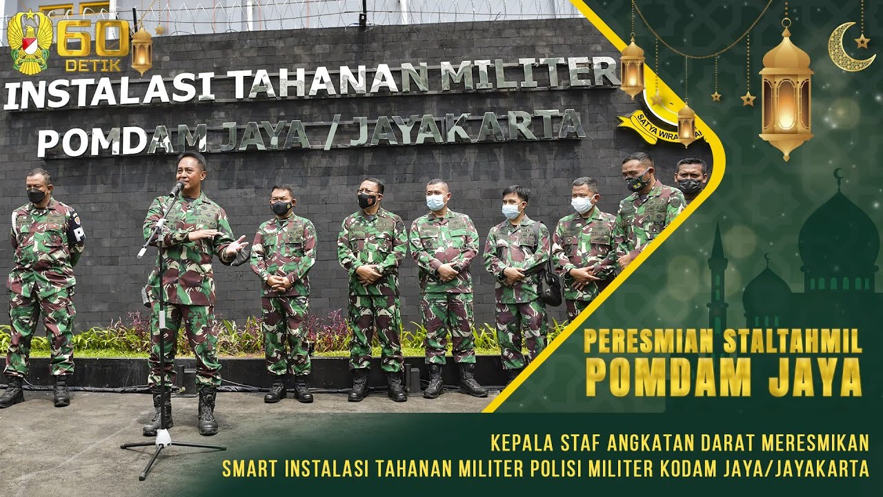 Kasad Meresmikan Smart Instalasi Tahanan Militer Polisi Militer Kodam Jaya⁣⁣
