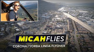 Helicopter Tour of Corona & Yorba Linda | Flyover California
