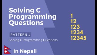 Pattern Problem Solving - 1 | Solving C Programming Questions | Alen Computer