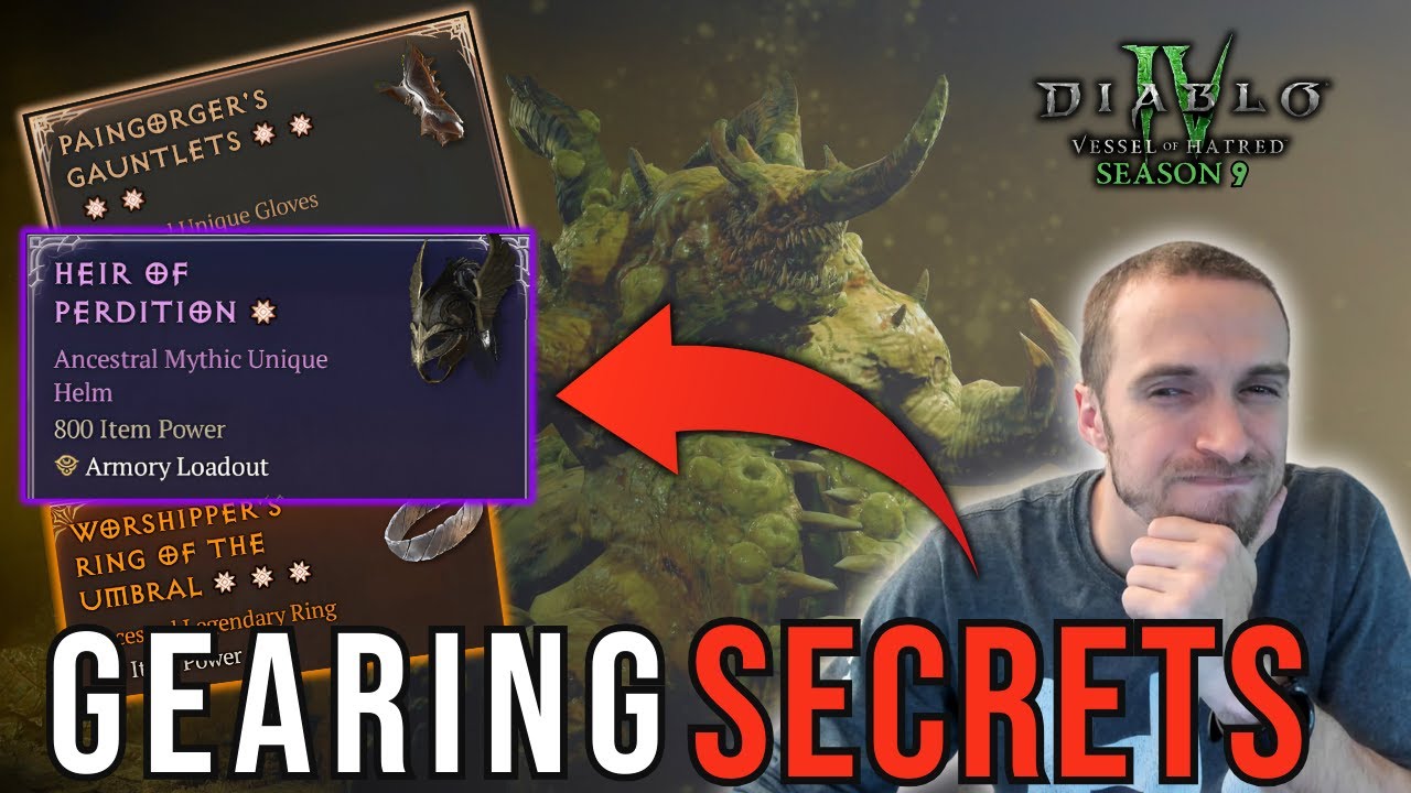 Полное руководство по экипировке вашего персонажа в 9-м сезоне Diablo 4!