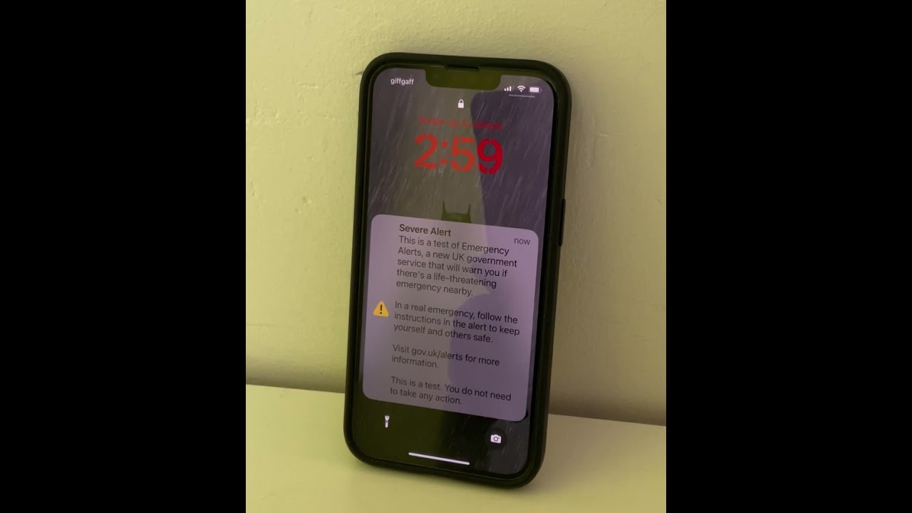 Emergency Alert Test Sent 23 April 2023 