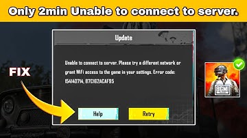🔴 Unable to connect to server. Please try a different network or grant WiFi || 🤩 Bgmi login problem 