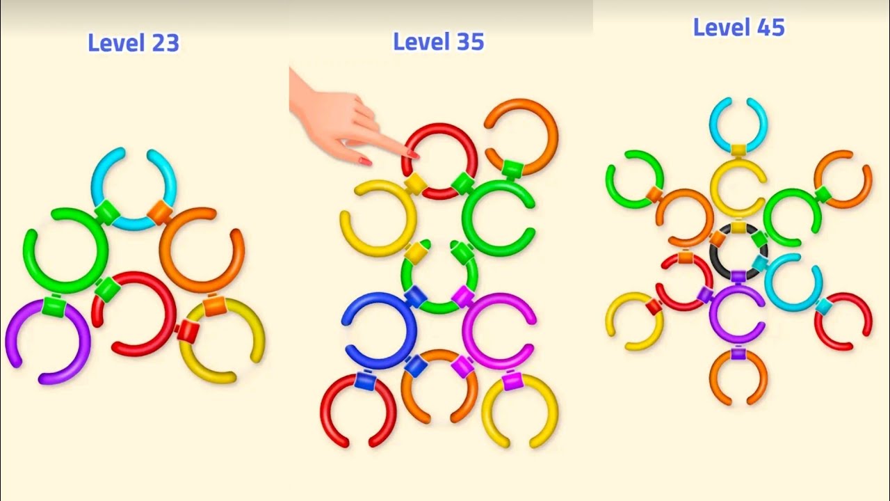 Looping Rings Games Rotate The Rings Game Gameplay All Levels Walkthrough Android IOS - YouTube