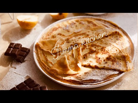 Vidéo: Crêpes Au Lait Caillé