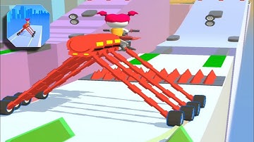 Springy Wheel - Gameplay android,ios All Levels ( part 3 )