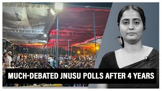 JNU polls after 4 years, ABVP using Left’s playbook of bijli, sadak, pani