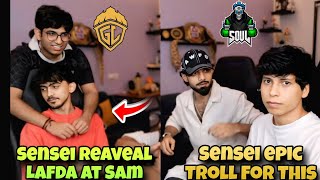 Sensei Reaveal Lafda At Sam 😂 Sensei epic Troll For This 😂