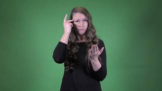 idiomatic expression clip 109 ASL