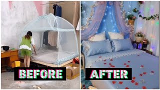 Easy Bedroom Makeover ideas #1✨ #bedroomdecor #bedroommakeoverinbudget